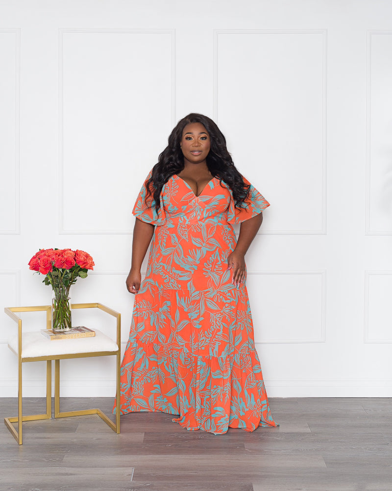 Botanical Maxi | Teal Mix