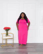 Airy Maxi | Hot Pink