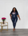 Liquid Leggings | Navy