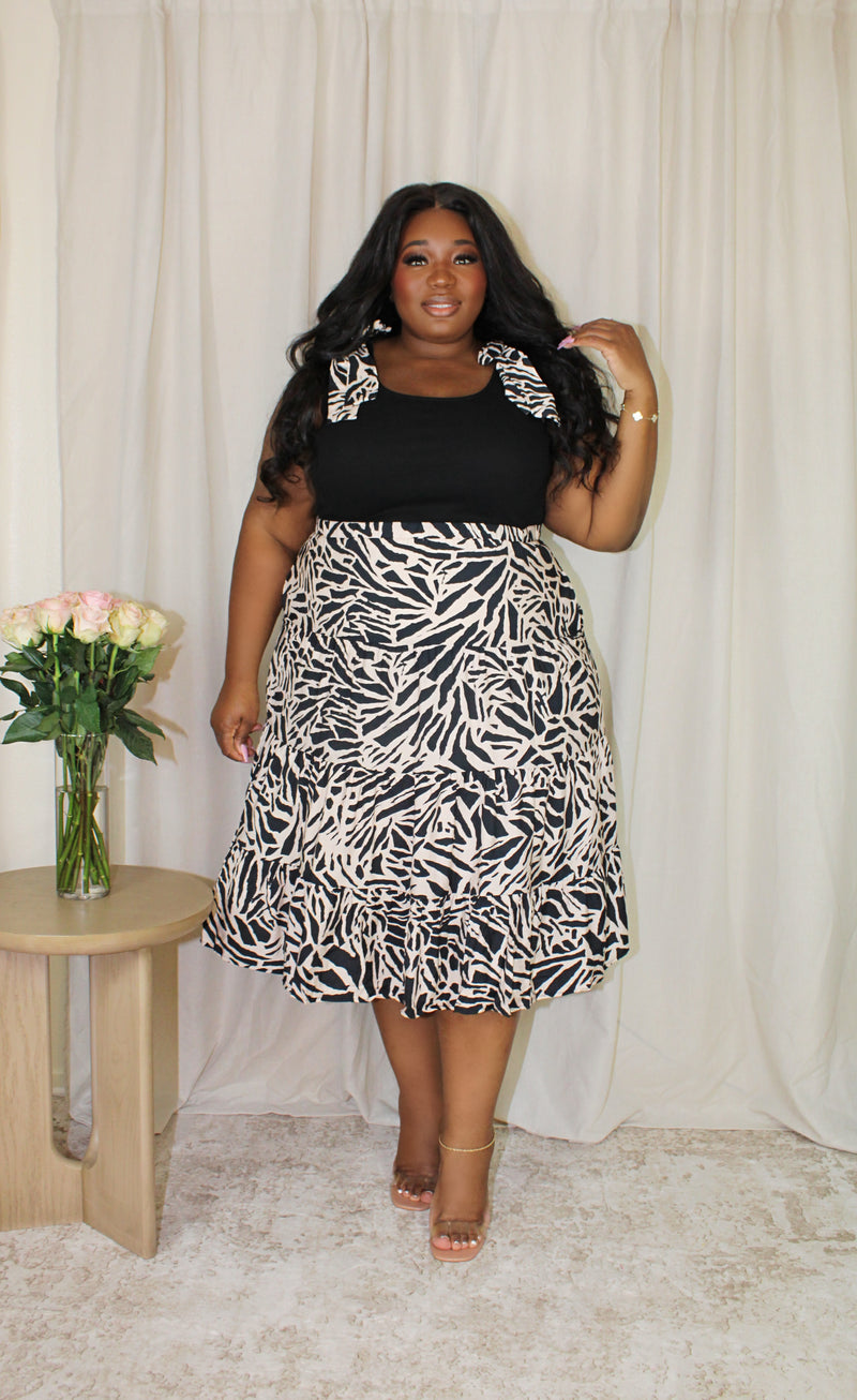 tiered tank dress LILY Sleeveless shirt PLUS the slub texture Mom & Me - Pink