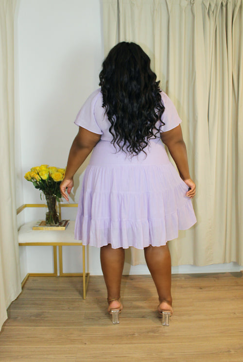 Belle Tiered Sundress | Lilac