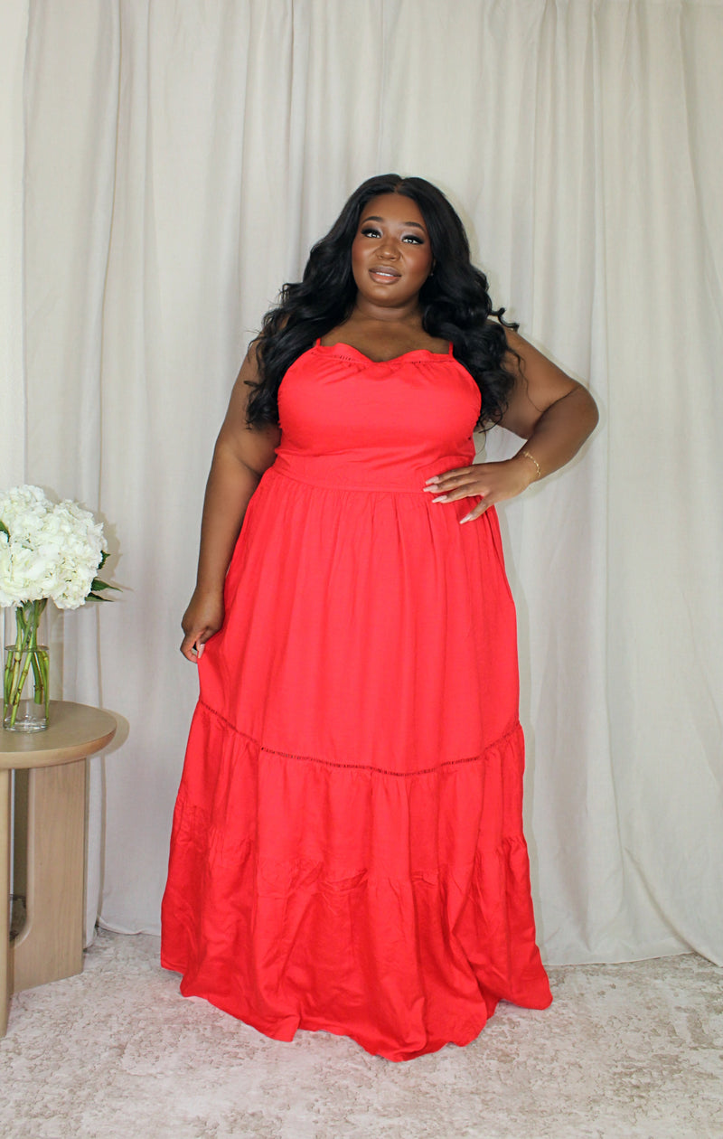 red sun dress near me Summer Edit Red Bodycon Dress S 2/4