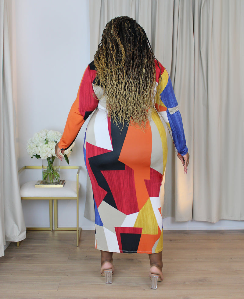 Geo Bodycon | Multi