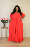 Cherish Me Chiffon Maxi | Ruby