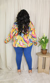 Satin Legging Set | Navy Mix