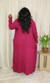 Maxi Cardi | Cranberry