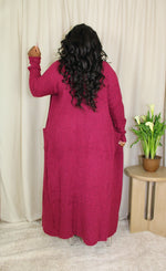 Maxi Cardi | Cranberry