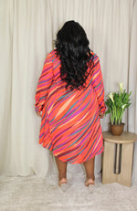 Wild Luxe Shirt Dress | Fire Mix