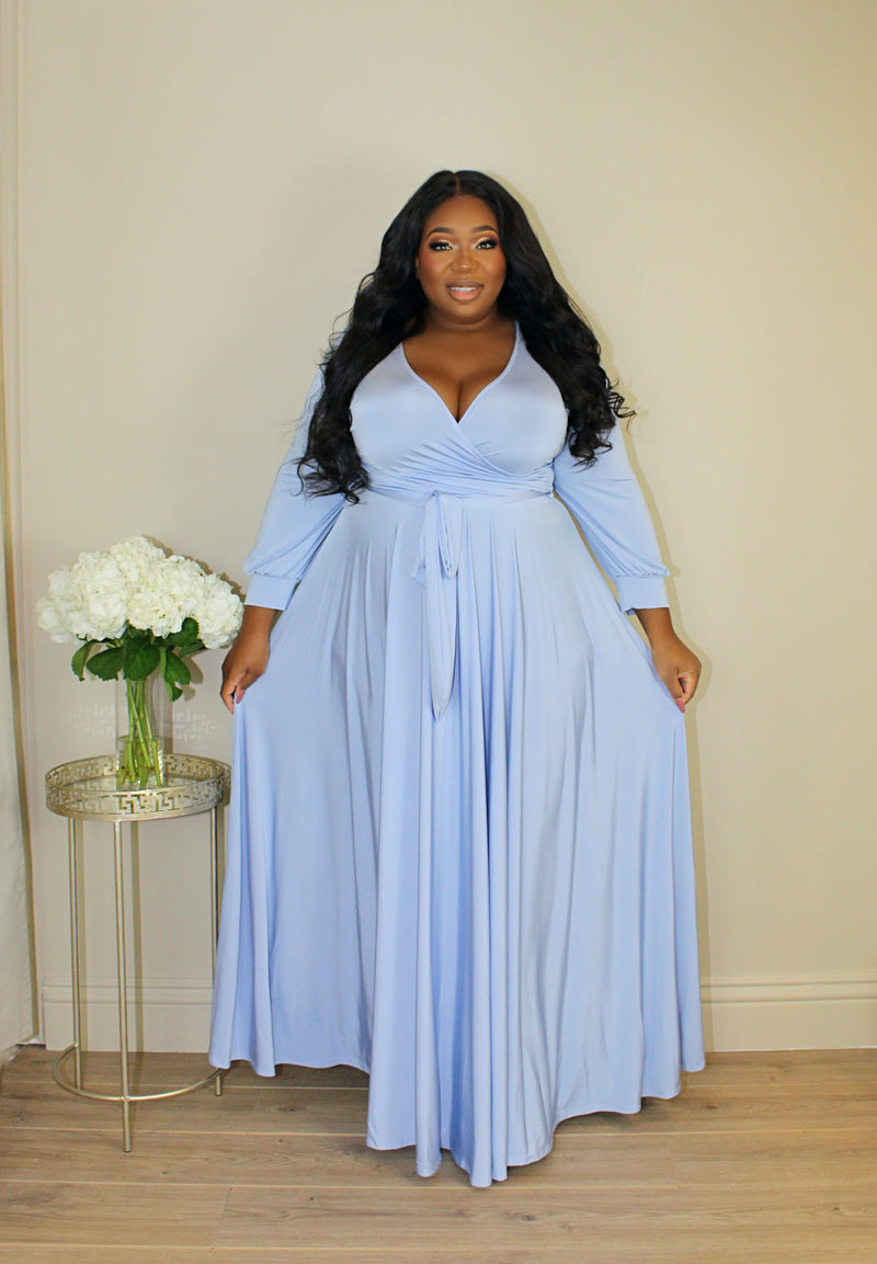 Empress Maxi Dress | Blue Mist