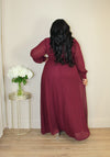 Martini Chiffon Maxi | Merlot