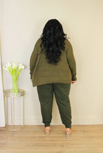 Cardi Jogger Set | Olive