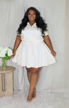 Hello Doll Mini Skirt Set | Cream