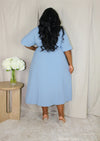 Maxi Shirt Dress | Slate Blue