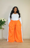 Palazzo Wide Leg Pant | Orange