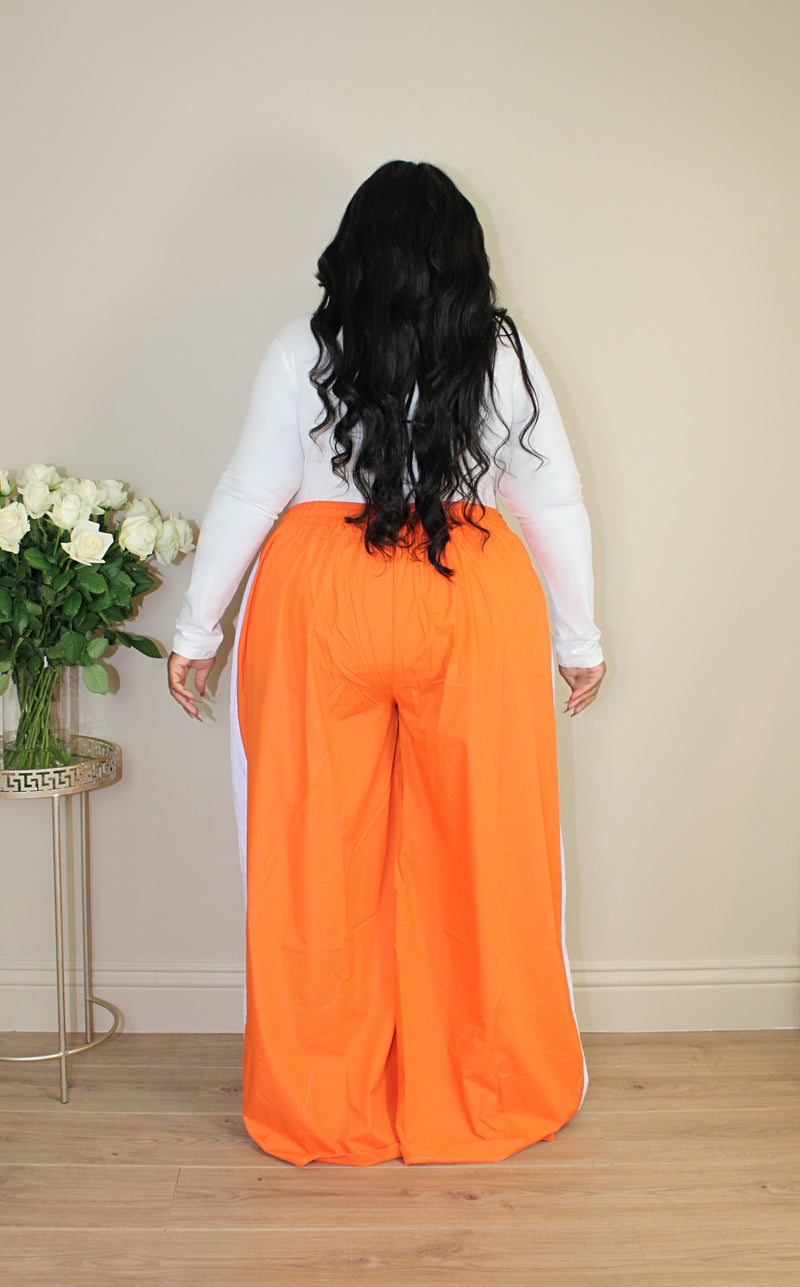 Palazzo Wide Leg Pant Orange divno je