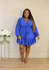 Can't Compare Chiffon Mini Dress | Royal