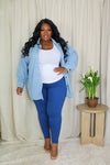 Color Block Shacket Legging Set | Carolina Mix
