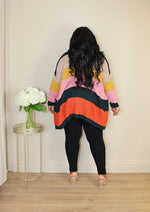 Stripe Me Out Cardi | Hunter Mix