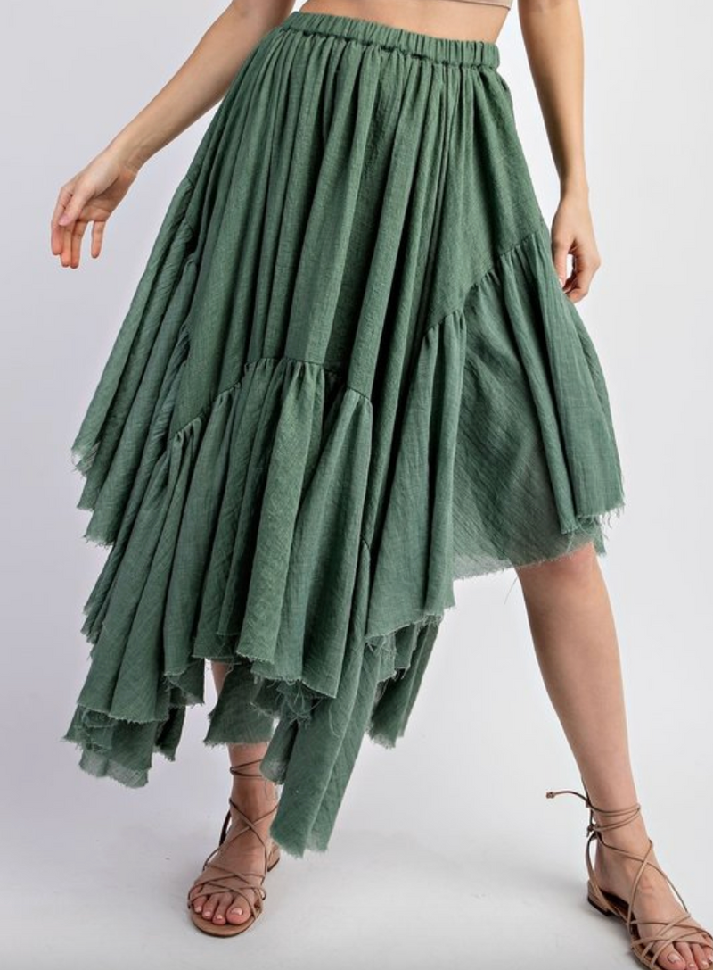 Midi Skirt | Forest *Final Sale*