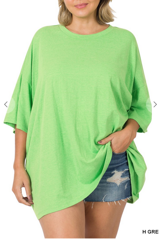 Oversized Tee | Green *Final Sale*