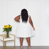 Chasing Dreams Fit & Flare Dress | White