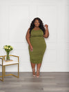 Bodycon Tank Dress | Apple