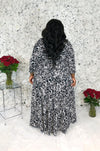 Hidden Rose Maxi | Black & White